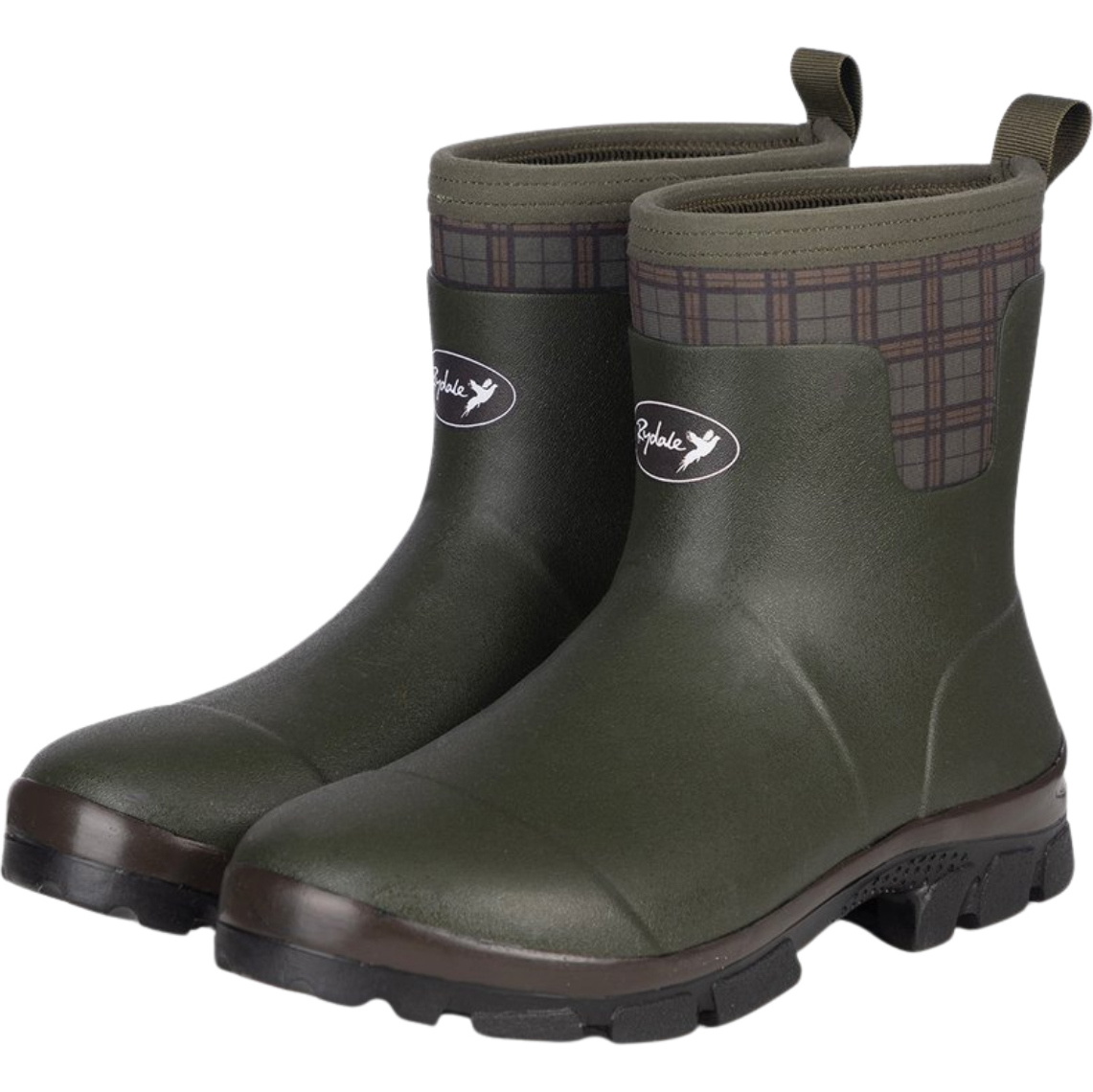 2026 Rydale Damen-Kurz-Wellington-Stiefel 432641 - Olive Check